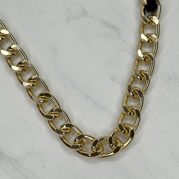 Black Woven Draped Chain Belt Coin Charm Y2K Statement Piece ✨ - Picture 12 of 13